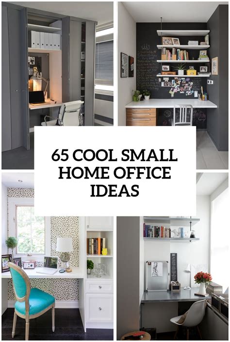 But just because space is short, that doesn't mean you can't create a. 57 Cool Small Home Office Ideas - DigsDigs