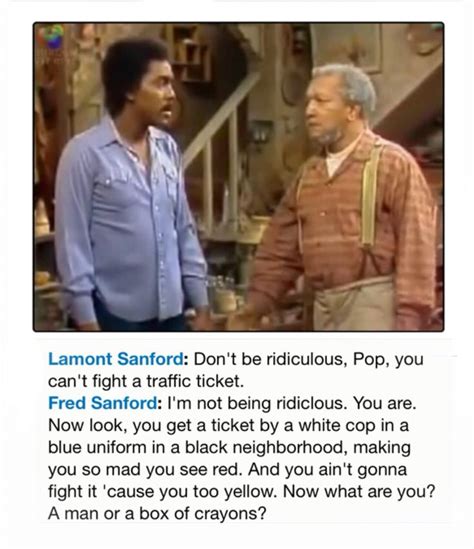 Demond Wilson And Redd Foxx As Lamont And Fred Sanford In Legal Eagle