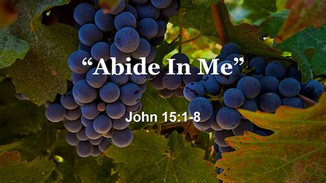 Abide In Me Waverly Church Of Christ