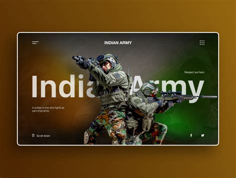 Indian Army Ui Concept By Abhishek Saha On Dribbble
