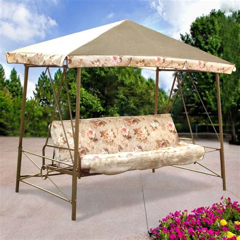 Seat 75x52 green swing canopy replacement porch. Walmart Courtyard Creations RUS472W Swing Replacement ...