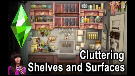 Cluttering Shelves And Surfaces In The Sims 4 Youtube