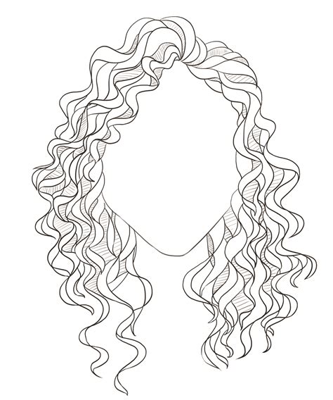 How To Draw A Girl With Curly Hair Step By Step