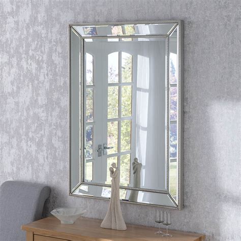Monaco Rectangular Bevelled Mirror | Bevelled Mirror | Wall Mirror