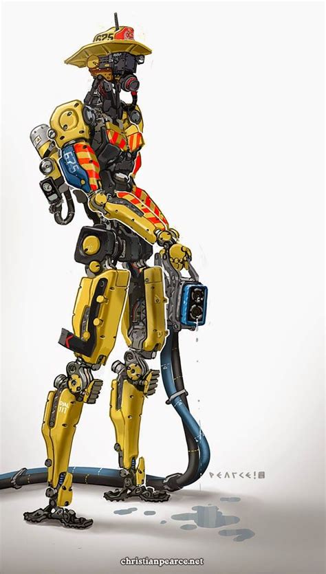 Christian Pearce Fight Fire With Firetron Robot Art Robot Concept