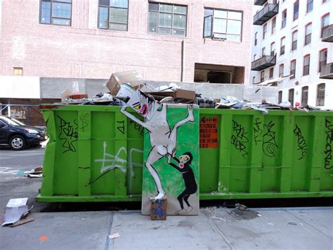 Taking Out The Trash In New York City Art Is Trash 2016