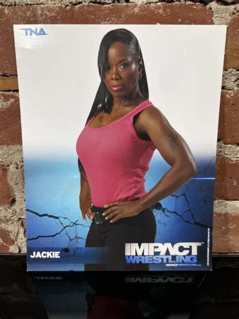 JACKIE JACQUELINE MOORE TNA WRESTLING 8X10 PROMO PHOTO UN SIGNED WWE