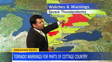 Severe Thunderstorm Watch Issued For Toronto Area Ctv News
