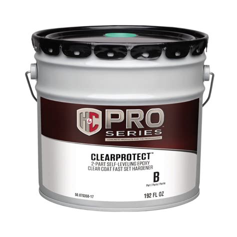 Clearprotect 2 Part Self Leveling Epoxy Clear Coat Handc Concrete