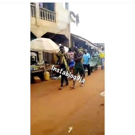 Two Young Men Paraded After Being Nabbed Stealing Goat In Anambra Crime Nigeria