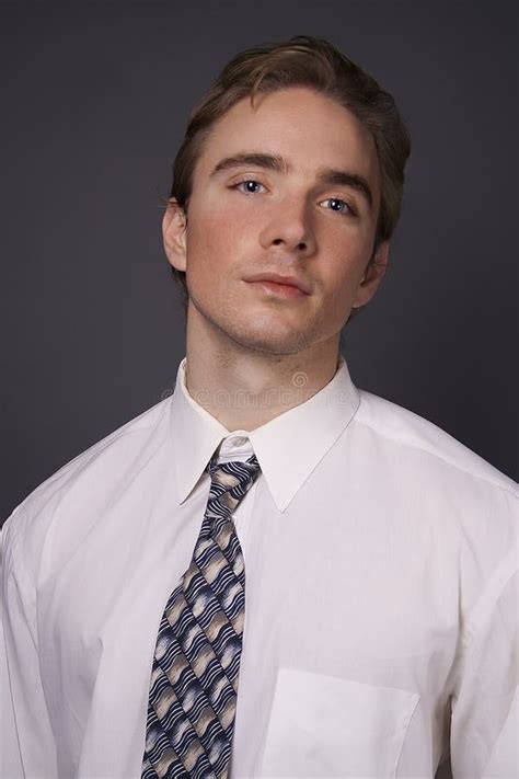 Young Man In Shirt And Tie Stock Image Image Of Formal 4008149