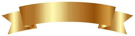Gold Banner Ribbon Clip Art Gold Banner Cliparts Png Download Free Transparent