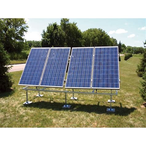 Solarpod Standalone Solar Power System — Four 300 Watt Solar Panels