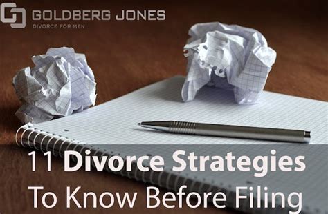 Divorce Strategies To Know Before Filing Divorce Strategies Filing