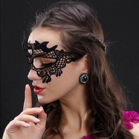 Buy 1 Pc Black Sexy Women Lace Eye Mask Party Face