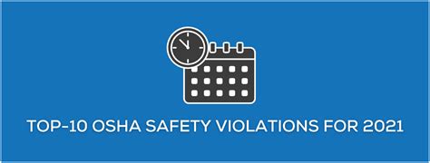 Top 10 Osha Safety Violations For 2021 Atlantic Training Blog