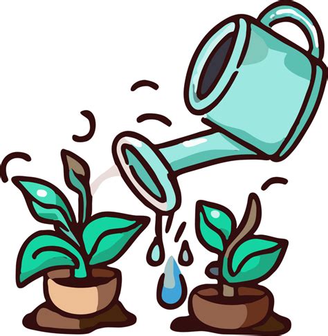 Watering Plant Png Graphic Clipart Design 23743689 Png