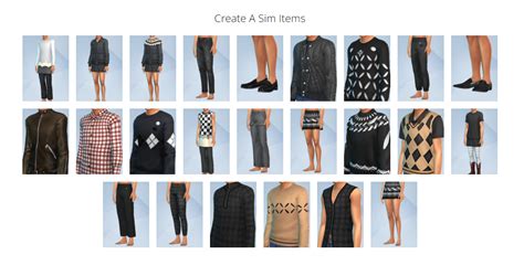 The Sims 4 Modern Menswear Kit Micat Game