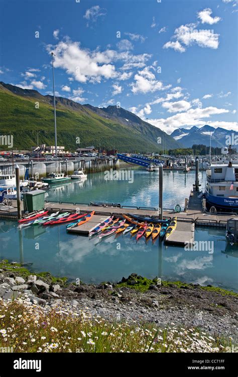 Valdez Harbour Alaska Usa Stock Photo Alamy