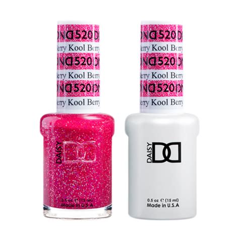 Daisy DND Gel Lacquer Duo 520 Kool Berry Opi Nail Colors Gel