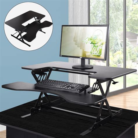 Available in various finishes and sizes. Ergonomic Height Adjustable Standing Desk Sit Stand Desk ...