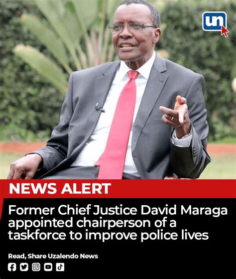 former chief justice david maraga lands new job in ruto s gov t uzalendo news