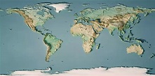 3 D Map Of The World - Vector U S Map