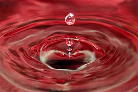 Free Images Drop Liquid Wet Red Symbol Splash Drip Water