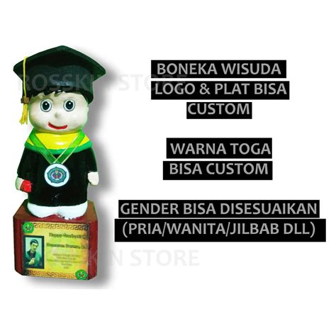 Jual Custom Boneka Wisuda Bahan Gypsum Termurah Bandung Indonesia