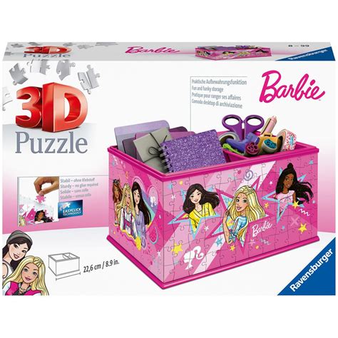 ravensburger barbie storage box 3d puzzle 216 piece