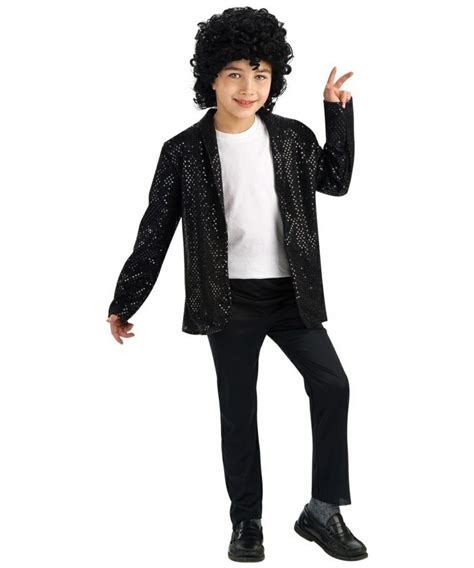 Michael jackson — billie jean. Michael Jackson Billie Jean Jacket - Kids Costume Deluxe ...