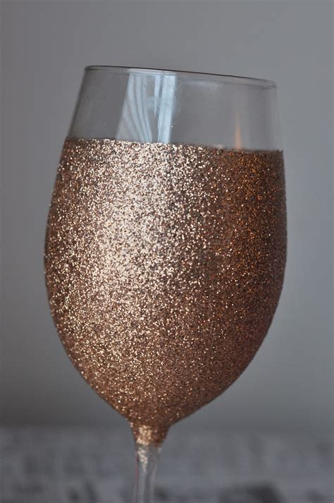 Mod Podge Satiatedsparkle Glitter Wine Glasses Diy Diy Wine