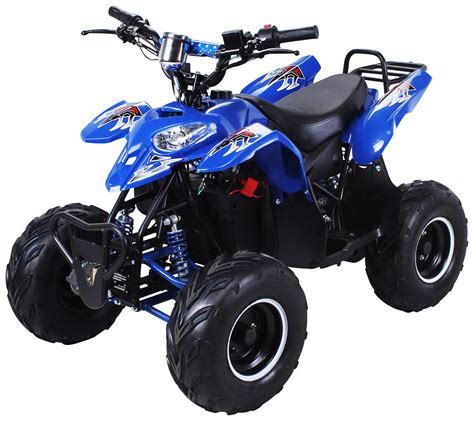 It has been converted to gis. Quad électrique 1000W 48V Razer 7" bleu | LesTendances.fr