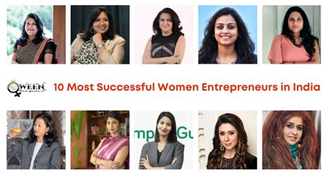 10 Most Successful Women Entrepreneurs In India Qween Qween