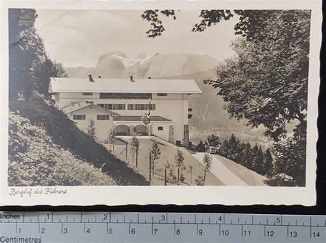 Original German Photo Postcard Of Adolf Hitlers Berghof
