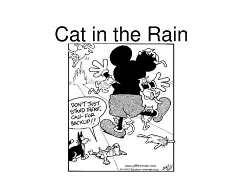 He is in the country on holiday with his wife. PPT - Cat in the Rain PowerPoint Presentation, free ...