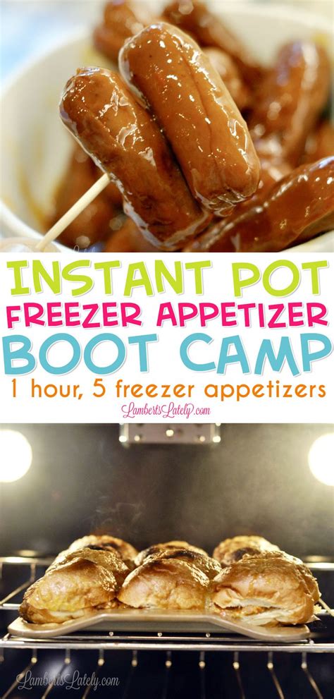 Alex and i use them all the time in. Instant Pot Freezer Appetizers Boot Camp | Best instant pot recipe, Appetizers, Food