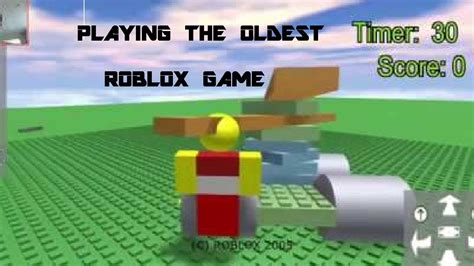 PLAYING THE OLDEST ROBLOX GAME!!! - YouTube