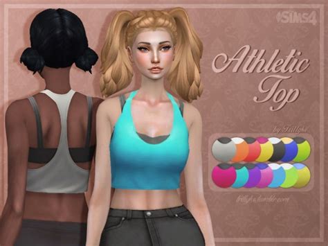 Trillyke Athletic Top • Sims 4 Downloads