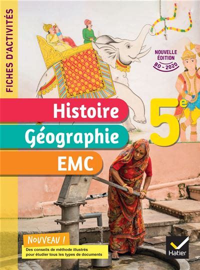 Fiches Dactivités Histoire Géographie Emc 5e Ed 2022 Cahier élève