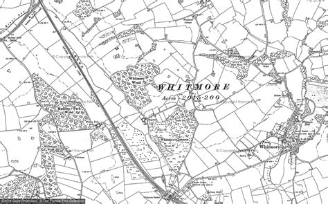 Old Maps Of Whitmore Wood Staffordshire Francis Frith