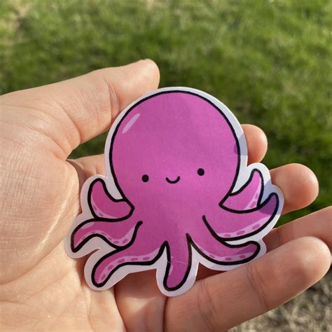 Octopus Sticker Etsy