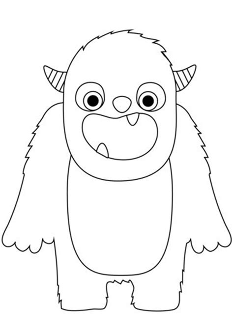Free And Easy To Print Monster Coloring Pages Monster Coloring Pages