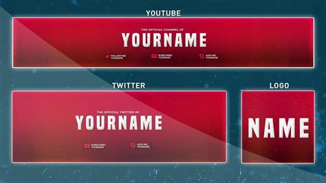 Banners Page 6 Templates Intended For Youtube Banner Template Gimp