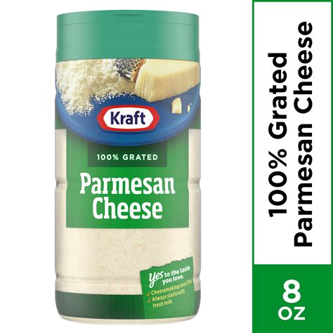 Kraft Grated Cheese Parmesan Cheese 8 Oz Jar