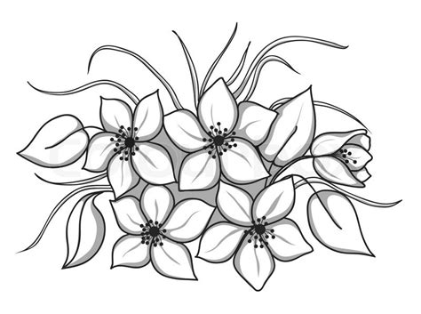 Flowers Outline Drawing At Getdrawings Free Download