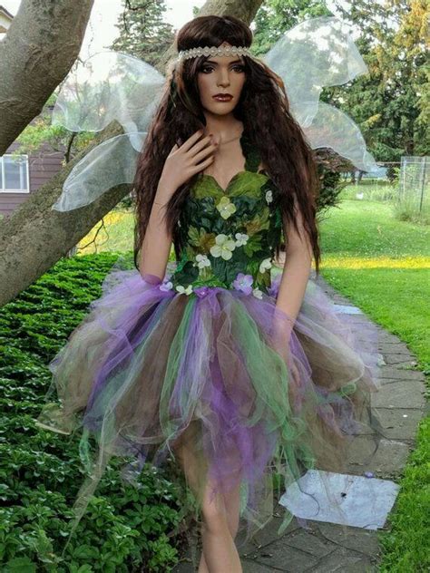 Dark Fairy Costume Woodland Fairy Costume Adult Fairy Costume Adult