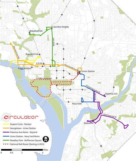 Dc Mall Bus Route Map
