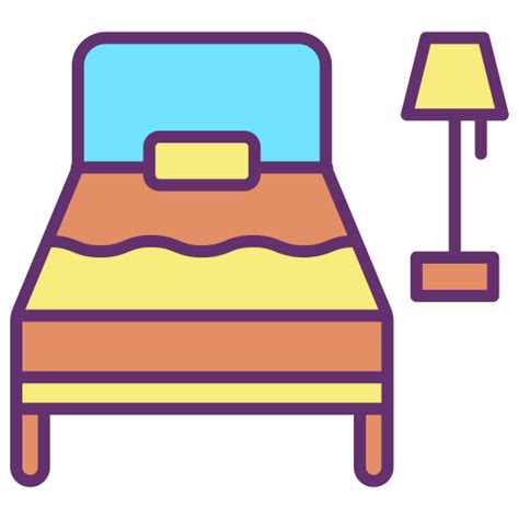 Single Bed Icongeek26 Linear Colour Icon