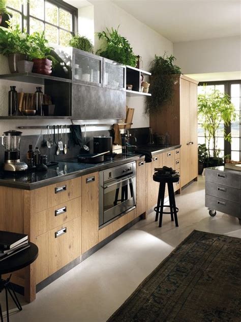 Craft an amazing look in any kitchen inspired by this industrial look from rustic downtown loft. 80 Industrial kitchen designs to renovate the usual one
